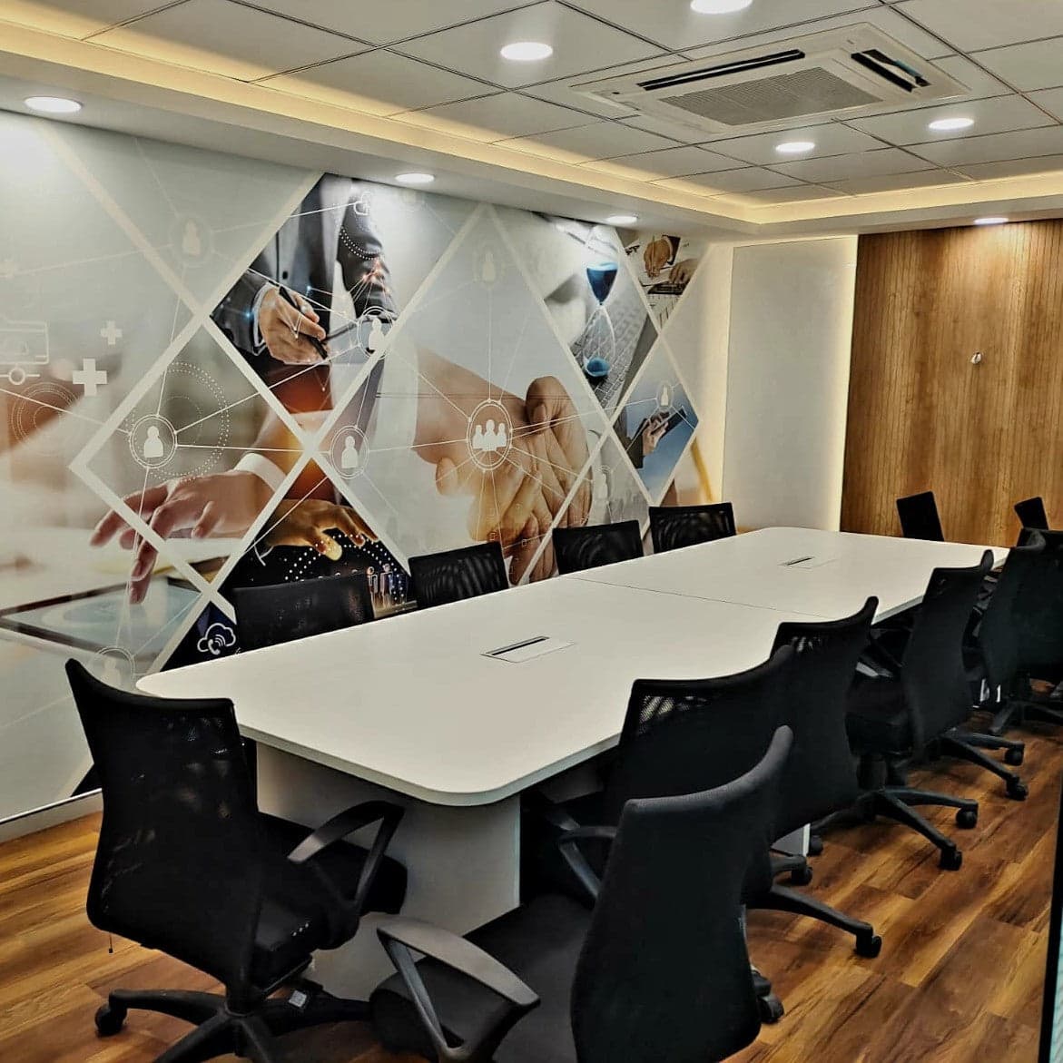 Meeting Table Panel Series - 2-1 in Mumbai by Woodware