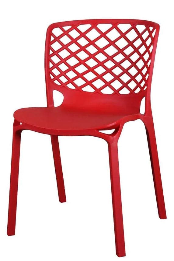 ICE Cafeteria Chair - IceRedfrontangle in Mumbai by Woodware